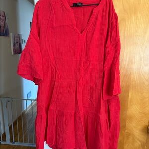 Stylish Red Women's Dress
